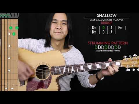 Shallow Guitar Cover - Lady Gaga & Bradley Cooper 🎸 |Tabs + Chords|
