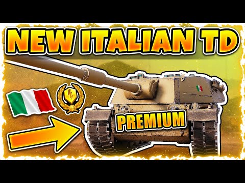 UPCOMING ITALIAN T8 PREMIUM TANK DESTROYER !