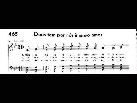 Hinário 5 CCB - Hino 465 - Deus tem por nós imenso amor - Strings - Teclado Yamaha PSR S670