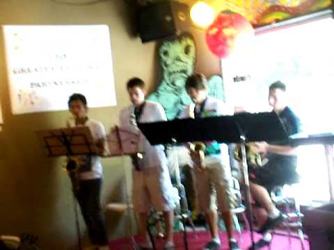 DHS Sax Quartet - JavaLounge - 'Round Midnight - 6/28/08