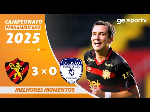 Gols e lances de Sport x Decisão