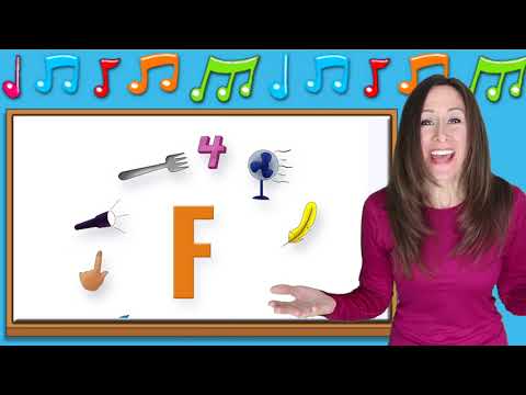 Phonics | The Letter F (Official Video) Signing for Babies ASL | Letter Sounds F | Patty Shukla