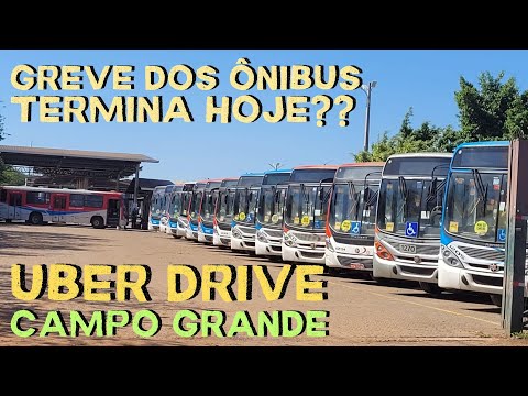 AO VIVO - 4º DIA DA GREVE DOS ÔNIBUS EM CAMPO GRANDE - UBER DRIVER