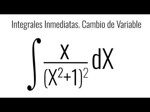 INTEGRAL INDEFINIDA CON CAMBIO DE VARIABLE. Curso de integración.