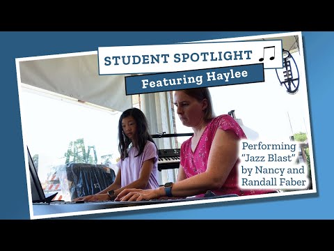 Haylee Performs Jazz Blast by Nancy and Randall Faber