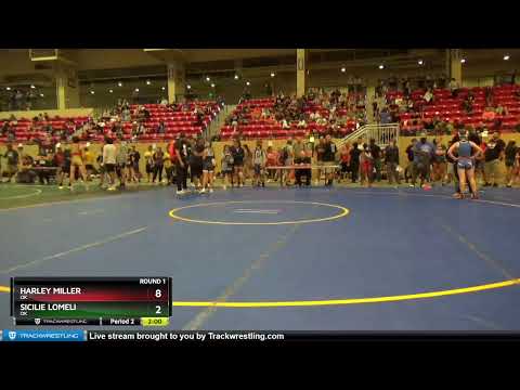 80-87 Lbs Round 1 - Sicilie Lomeli, OK Vs Harley Miller, OK 3482