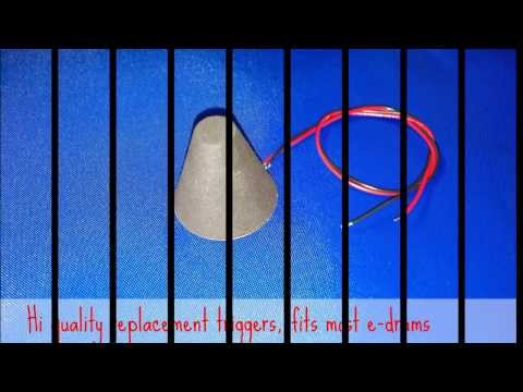 1 Plug n play Diy e-drum trigger cone by Convertible Percussions image 5