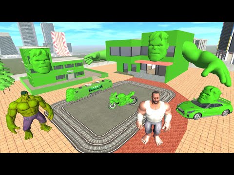 Franklin Change House to Hulk City in Indian Bike Driving 3D