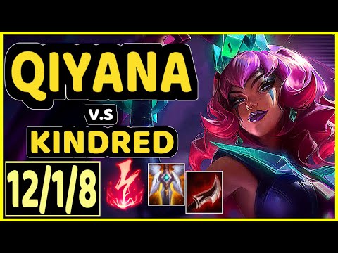 DJOKO (QIYANA) vs KINDRED - 12/1/8 KDA JUNGLE CHALLENGER GAMEPLAY - EUW
