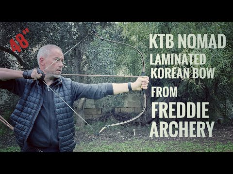 Nomad KTB - laminated Korean Bow from Freddie Archery - Review