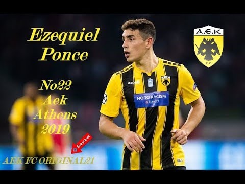 Ezequiel Ponce-Goals-Skills(Aek Athens) 2018-2019 HD