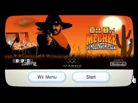 Mad Dog McCree Gunslinger Pack Public Stream (Wii) - Complete