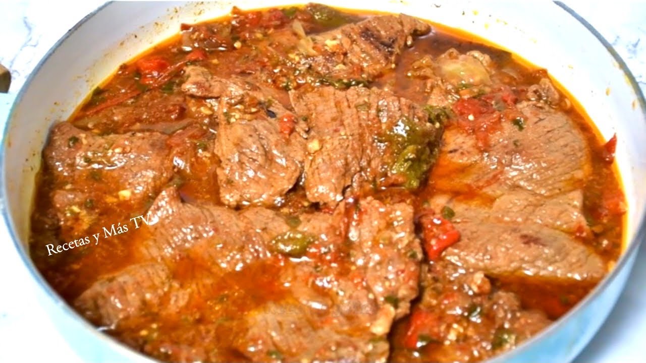 Bistec Borracho, como suavizar la carne y como hacer un bistec bien rico y jugoso