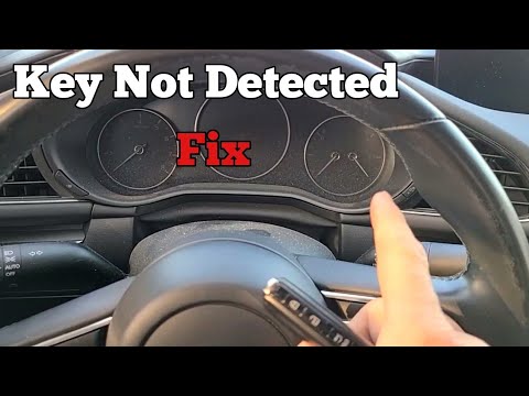 This is How to FIX Mazda 3 5  Key Fob Not detected message