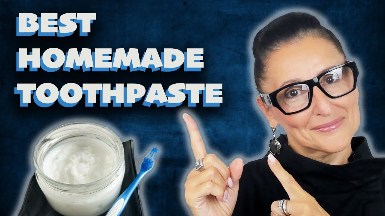 The BEST Homemade Toothpaste - How To Make Your Own Natural Toothpaste (Only 3 Ingredients)