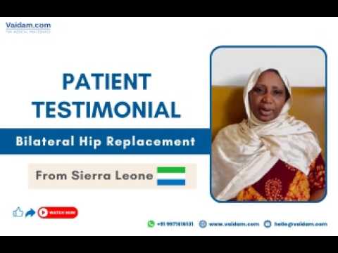 Bilateral Hip Replacement in India: Ms. Mariama's Journey from Sierra Leone to Gurugram
