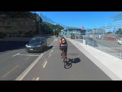 Count the vehicles crossing the busy cycle lane