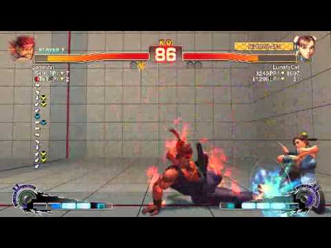 ウルトラストリートファイターIVバトル：殺意リュウ(gameinn) vs 春麗(LunatyCat) _7