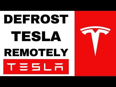 How to Defrost Tesla Windshield From the Tesla App - 2024