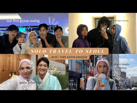 travelling solo to seoul, korea 🇰🇷 - ate octopus, wore hanboks and met new people