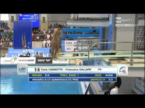 cagnotto dallape' sincro europei 2015 oro