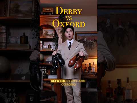 The Difference Between an Oxford & Derby Shoes. #mensshoes #menswear #mensfashion #styletips