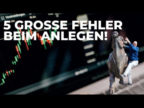 Die 5 größten Fehler beim Anlegen in Aktien