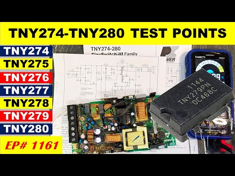 {1161} TNY279 power supply circuit troubleshooting and checkpoints