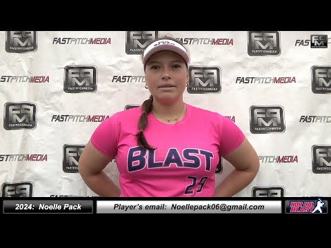 2024 Noelle Pack 4.0 GPA - Power Hitter First Base Softball Skills Video - Norcal Blast
