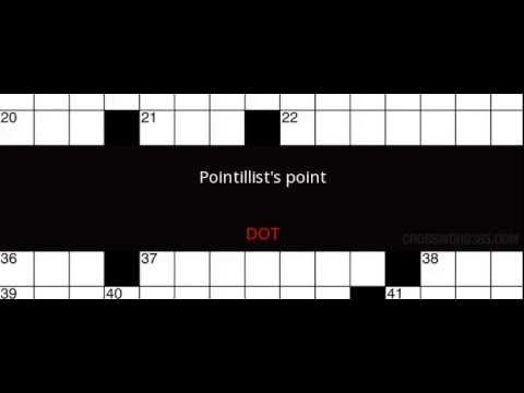 Pointing Out Crossword Clue