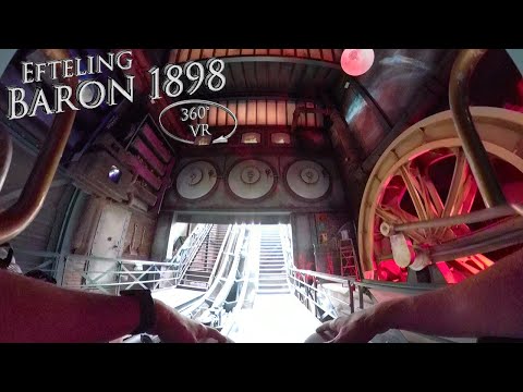 Efteling Baron 1898 (Dive Coaster) 360 VR POV Onride