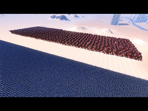 500 GIANT DEMON vs 25.000 HEAVY KNIGHT | Ultimate Epic Battle Simulator