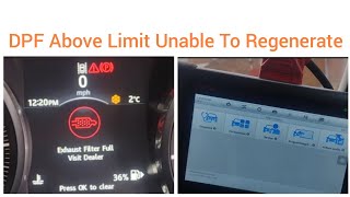 How to Reset a DPF That Wont Allow Code To Clear & Unable To Regeneration With Autel Diagnostic