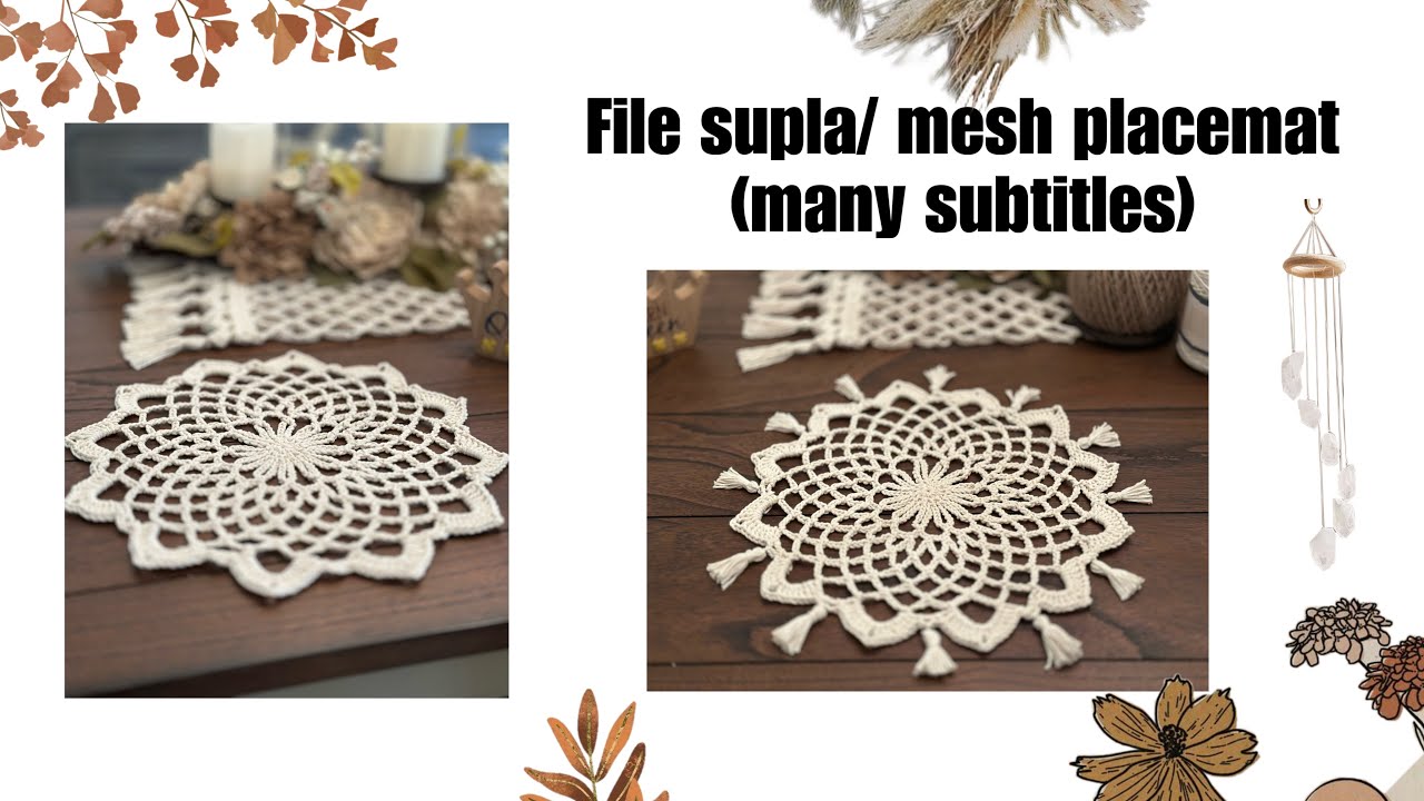 File supla / Mesh Placemat Tutorial