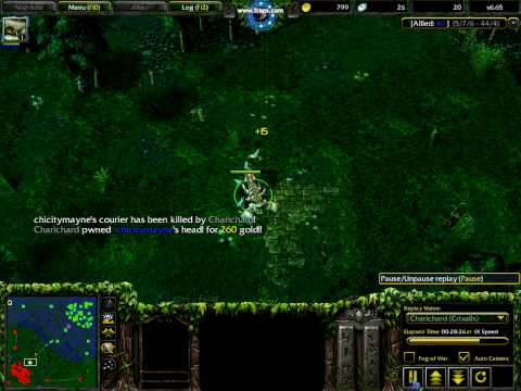 Dota - Crixalis Courier Kill!