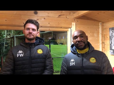 Merstham 2-2 Bishop’s Stortford | Frank Wilson & Barry Hayles Interview