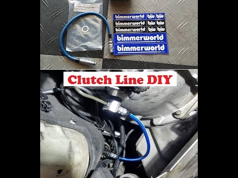 Stainless Steel Clutch Line Install - BMW E46 M3