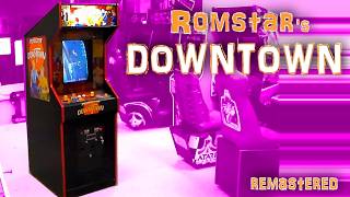 Romstar's Forgotten "Downtown" Arcade Game - With Rotary Joysticks! - Remastered