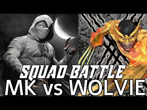 Moonknight Vs Wolverine | Squad Battle testing
