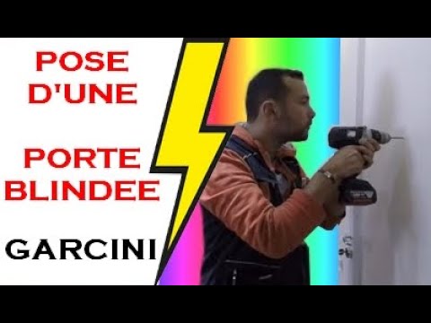 Porte blindée A2P - Installation Garcini clés breveté serrure de haute sécurité