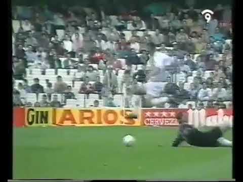 37°Jornada Liga 93/94 Valencia 5-1 Valladolid Despedida de Quique Sánchez Flores de Mestalla
