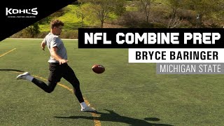 Bryce Baringer (Punter) // NFL Combine Training // Kohl's Kicking Camps