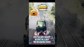 Download lagu WAOW DERUH KERETA UAP❗ Dasyatnya Kepulan Asap Sampai Berhamburan mp3