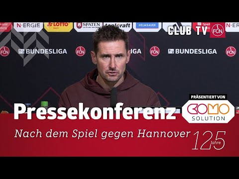 Die Pressekonferenz mit Miro Klose & Christian Titz nach dem Heimsieg gegen Hannover 2:1