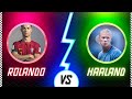 Comparison data : cristiano Ronaldo VS Haaland