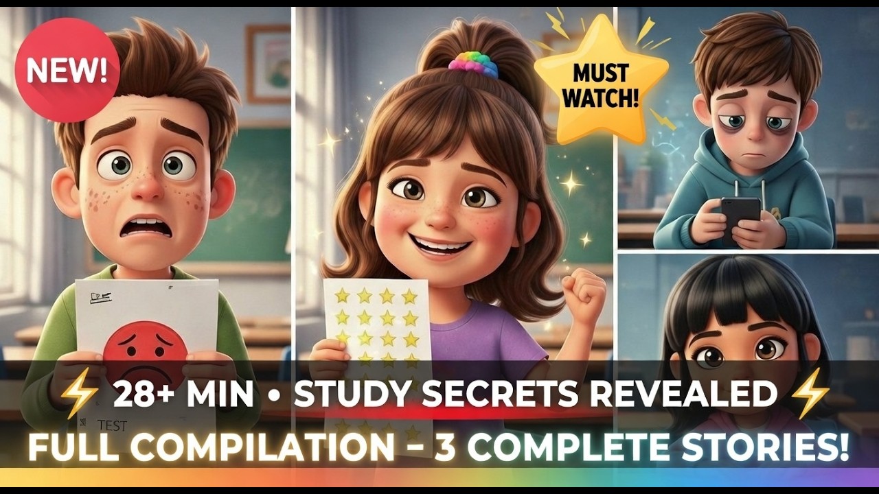 Good Student vs Bad Student + Perfect Study Routine + Screen Time | 3 Stories Compilation