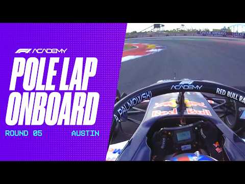 Alisha Palmowski Claims POLE in Austin | F1 ACADEMY