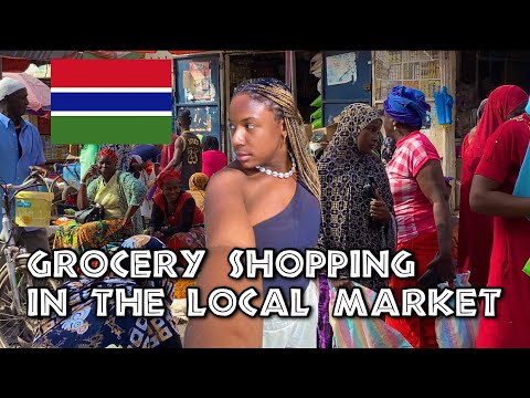 AFRICAN AMERICAN PREPARES TO COOK JOLLOF RICE FOR GAMBIAN FAMILY | TRADITIONAL AFRICAN COOKING❤️🇬🇲
