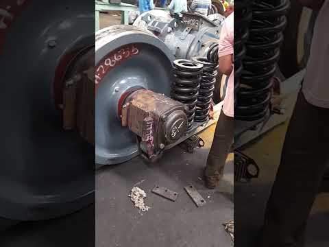 Bogie's Assembly locomotive wheel, Axle, Suspension.
