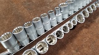 Harbor Freight 3/8 & 1/2 Spline Drive Socket Set Review